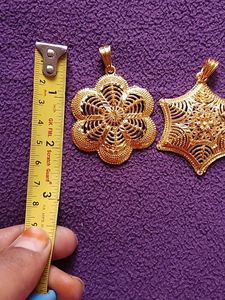 3 Gold Pandent For Chain