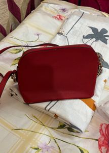 Mk Red Sling Bag