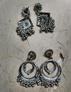 Combo Silver Earrings 😍
