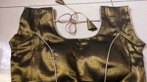Copper Color Silk Blouse