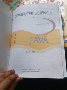 ISC Computer Science Java Class 11th