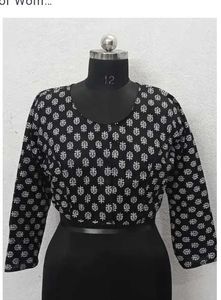 Black Oversized Top For Teens