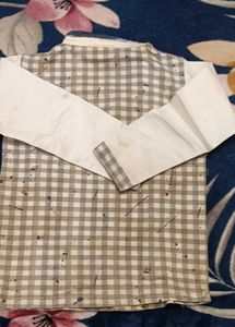 Cute Boys Checkered Kurta