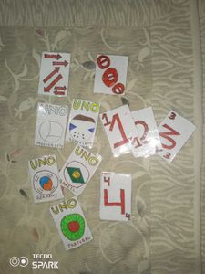 UNO. FLAG CARDS.