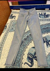 Denim High Waist Skinny Jeans