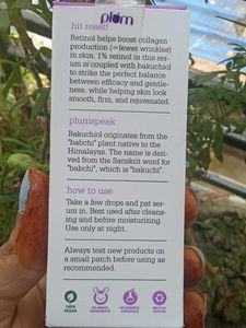 PLUM BAKUCHIOL &amp; RETINOL SERUM