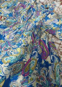 Paisley Print Mini Dress