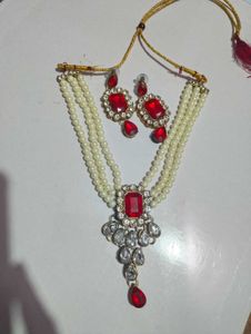 Moti Kundan Nacklace