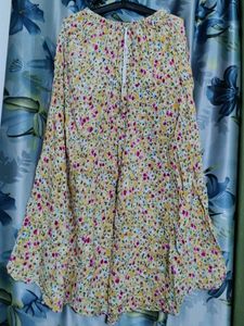 Floral Print Wide Leg Pants