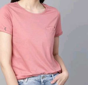 Pink T-shirt , Size -S