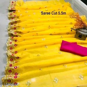 Catalog Name:*Alisha Super Net Sarees*Saree Fabric