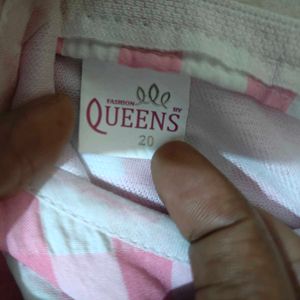 Cute Pink Checkered Dress