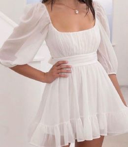 Chic White Mini Dress