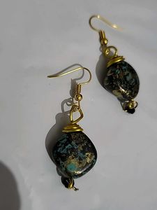 Wire Wrapping Beads Ear Drops