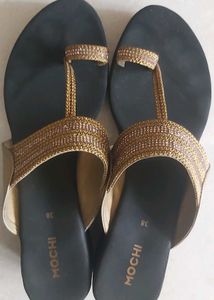 Mochi Embellished Thong Sandals - Size 38