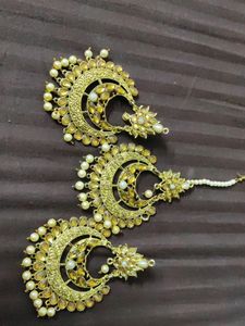 Earring Maangtika Set