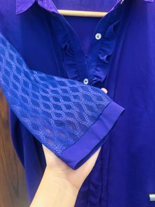 Elegant Purple Blouse