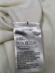 H&amp;M Women White Solid Sports Sweatshirt