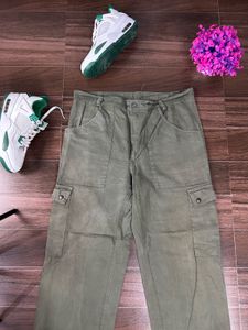 Olive Green Cargo Pants