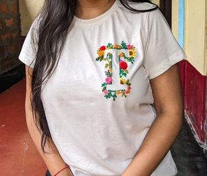 Handmade Embroidery Customise Tshirt