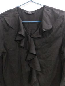 Black Chiffon Top