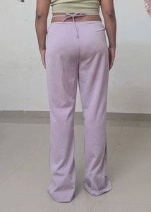 Lilac Flared Trousers