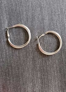 Silver Hoop Earrings