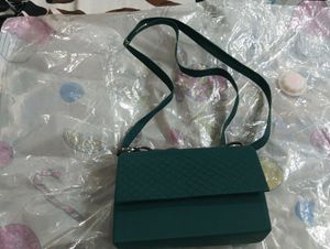 Green Quilted Chain Bag