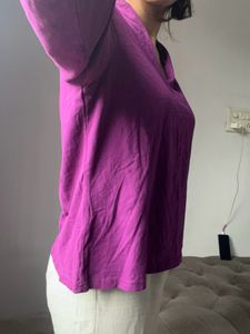 Korean Soft Purple Top