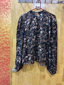Floral Sheer Blouse
