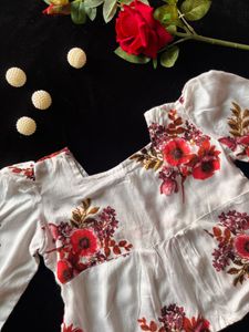 Floral Print Top