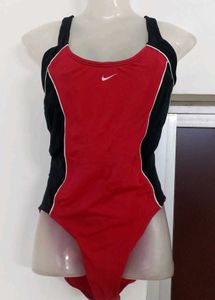 red swimsuit