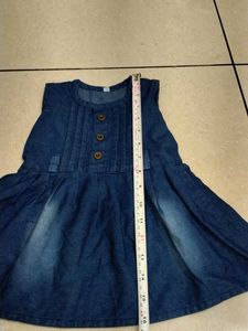 new girl kids Cute Denim Dress