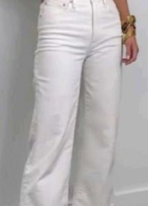 White Wide Leg Jeans
