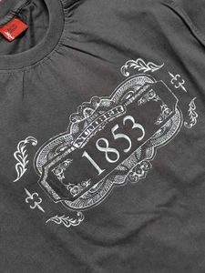 Levi&#39;s Women Grey Printed Redtab Cotton Tshirt