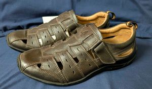 Hush puppies Mens Leather Sandal Size 7 🔥