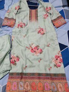 Semi Winter Kurta Set