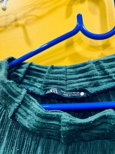 Zara Teal  Wide Leg Pants