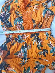 Floral Print Beach Romper