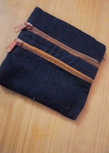Black Zippered Pouch