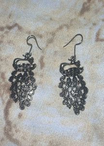 Peacock Dangle Earrings