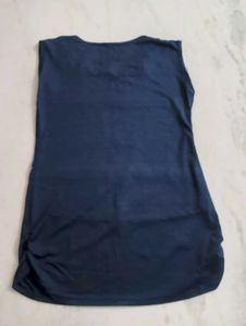 ‼️FREE DELIVERY‼️ Navy Graphic Tank Top