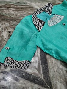 Chanderi Anarkali Dress