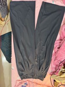 Grey formal trousers for women