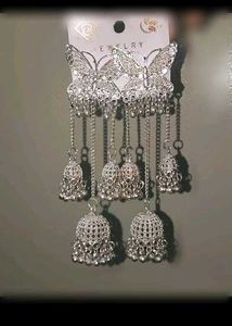 Butterfly Jhumka Earrings