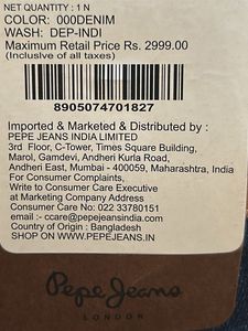 Pepe Jeans Denim Jean
