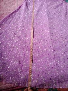 Lavender Embroidered Dress