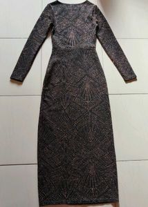 Geometric Print Bodycon Dress