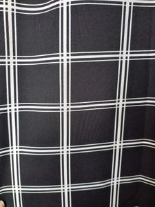 Black And White Checked Dress