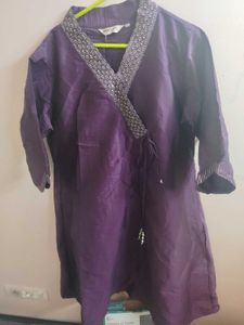 Elegant Purple Kurta